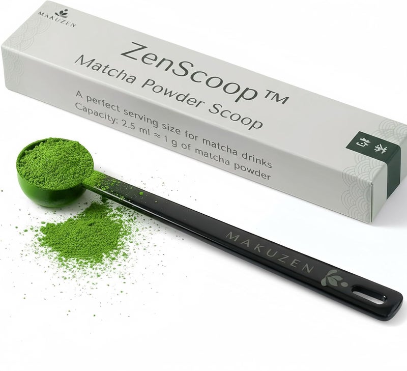 Makuzen Matcha Measuring Spoon 1g for a perfect matcha serving size- 304 Stainless Steel Tea, Coffee Scoop, Chashaku Alternative, Matcha Accessories, Tea Ceremony - Image 2